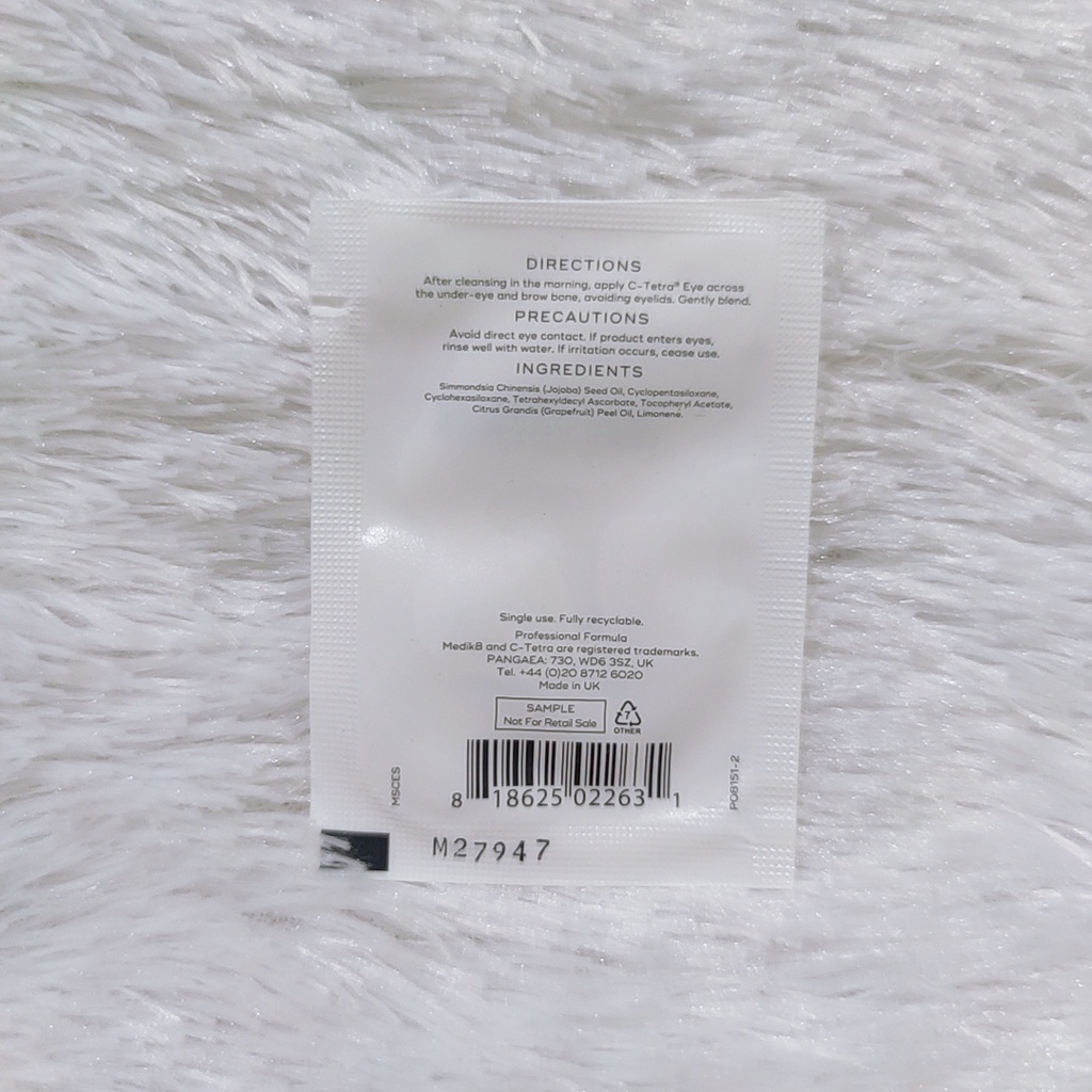 Tinh chất chống lão hóa và giảm nếp nhăn MEDIK8 C-Tetra Eye 0.4ml