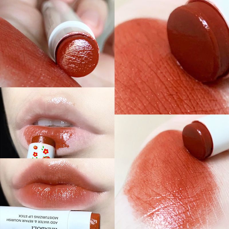 Magic Color Changing Lipstick, Waterproof Moisturizer Orange Lip Balm Long Lasting Nourishing Lips Care