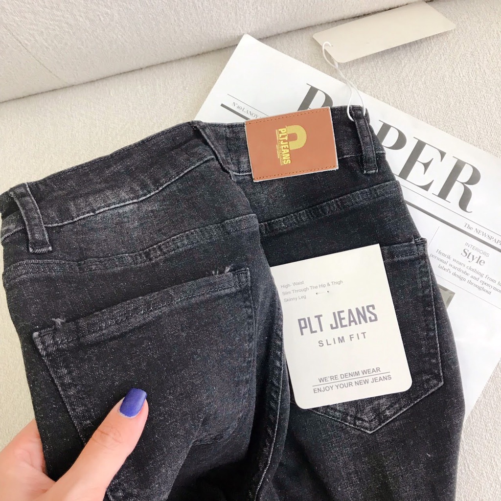 Quần Jean Suông Đen Nữ_Nhienvintage BQ39