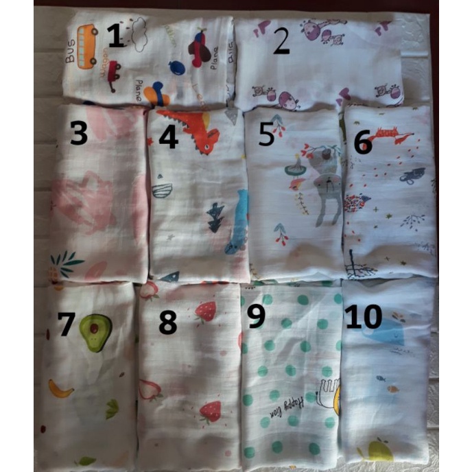 [ được chọn mẫu] khăn aden sợi tre cực mềm cho bé/ khăn 2 lớp mềm mịn
