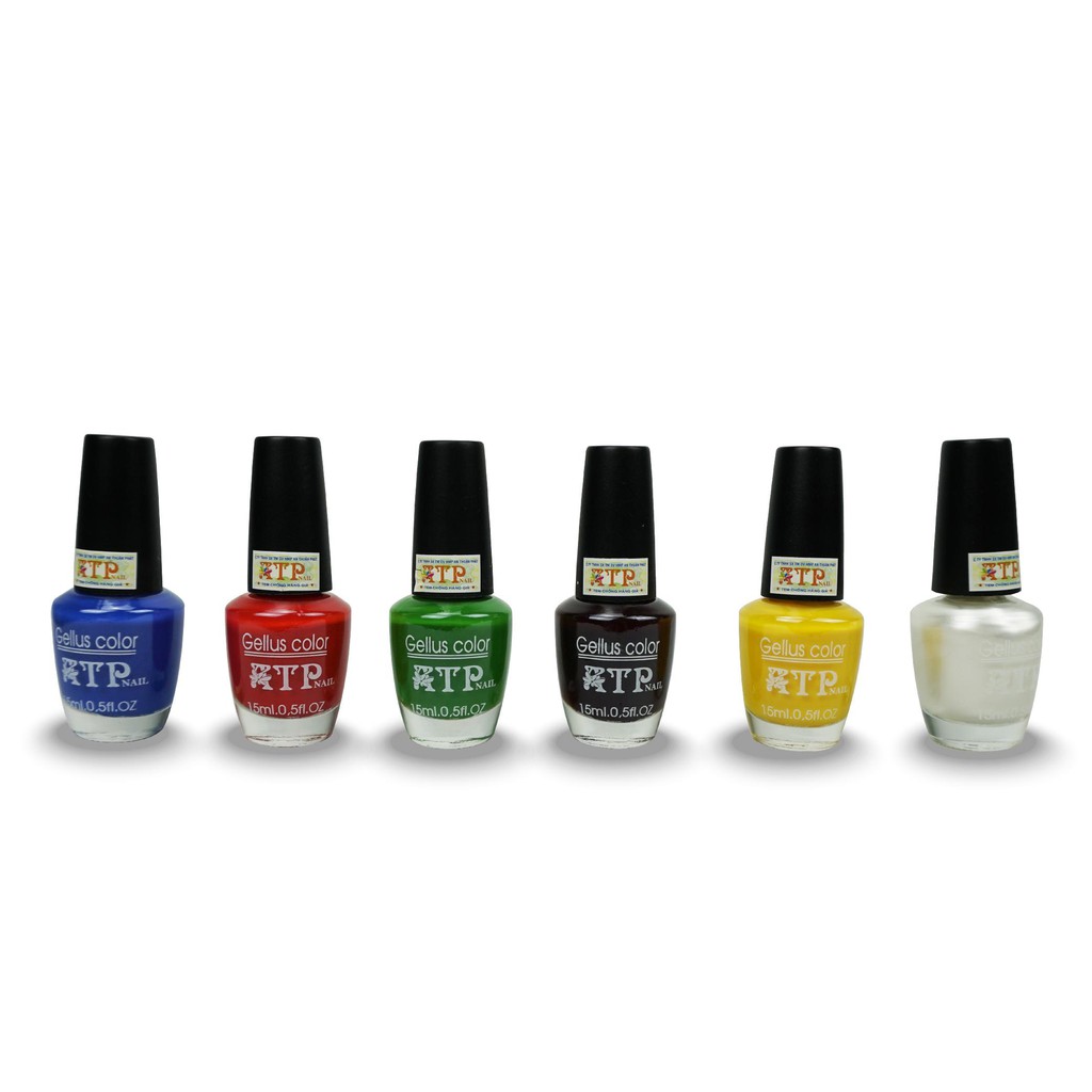 SƠN MÓNG TAY ATP GELLUS 15ML BAO CHUẨN MÀU - KHÔNG HƠ MÁY