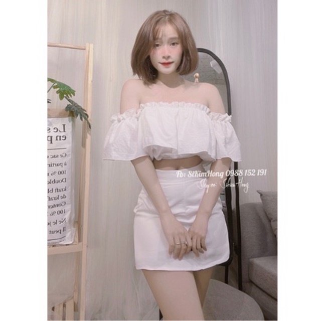ÁO KIỂU TRỄ VAI Mã 430 (Shop chụp thật chính chủ)
