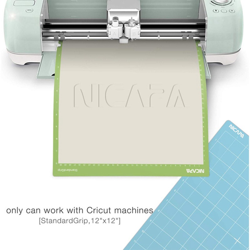 Thảm cắt NICAPA cho Cricut Explore One 'Air 'Air 2 'Maker (12X12 Inch 3Pack-Standardgrip ,Lightgrip ,Stronggrip) Cut Mats Set