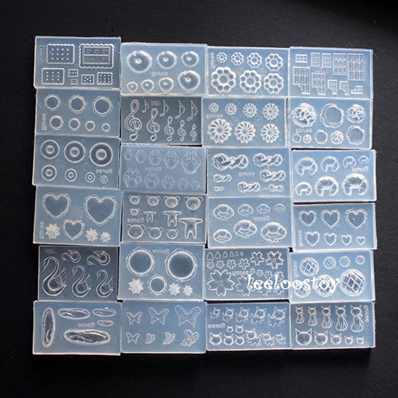 Sa Set 24 Khuôn Silicone Làm Bánh Donut 3D Chuyên Dụng