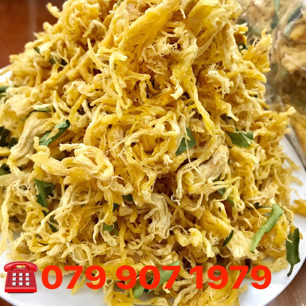 500g Khô gà lá chanh KHÔNG CAY Lày Hoà