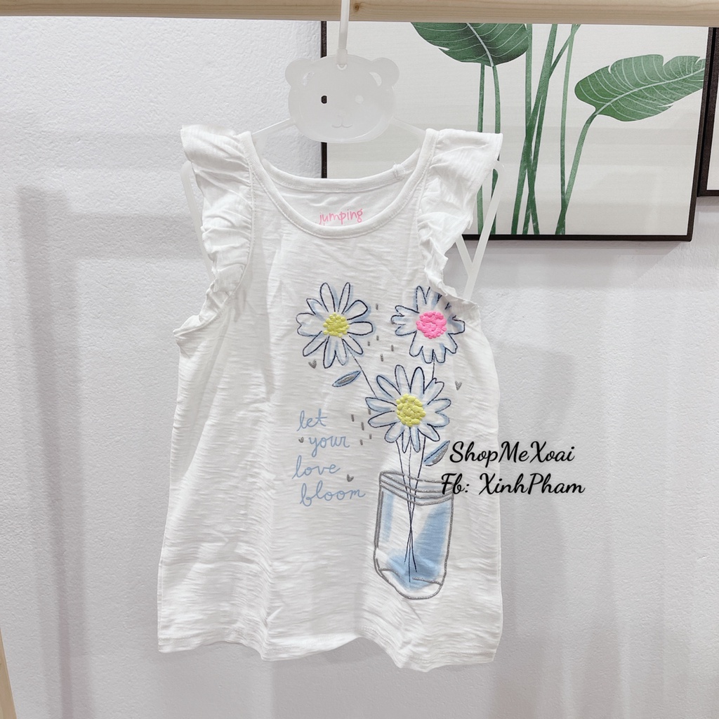Áo thun cánh tiên hoạt hình Disney bé gái size 6y -7y