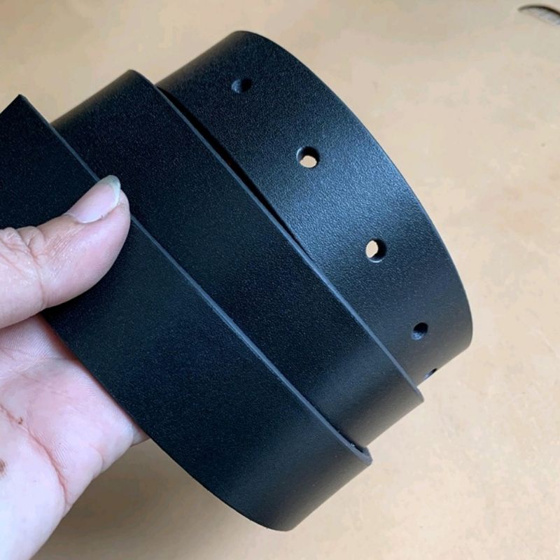 Thắt Lưng Nam Da Bò Nguyên Tắm TMITA01 Bản 3.4cm Đụt Lổ không mặt khóa Bảo Hành 12 tháng hai màu đen nâu