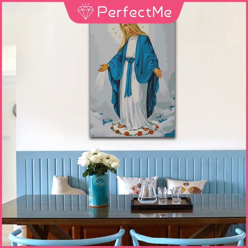 Bộ tranh đính đá tự làm 30×40cm hình Chúa Jesus