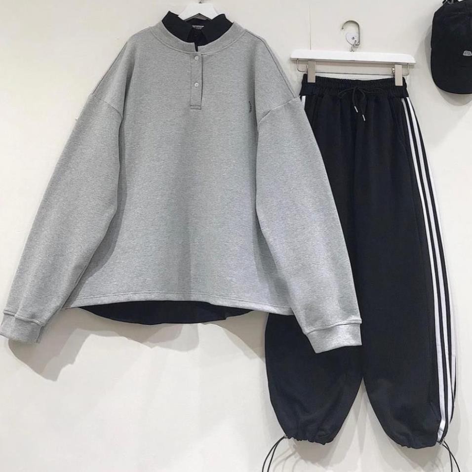 Áo Sweater Nữ Tay Dài Dáng Rộng Áo Thu Đông Chất Vải Da Cá In Chữ Phong Cách Ulzzang Hàn Quốc NEXT 1739