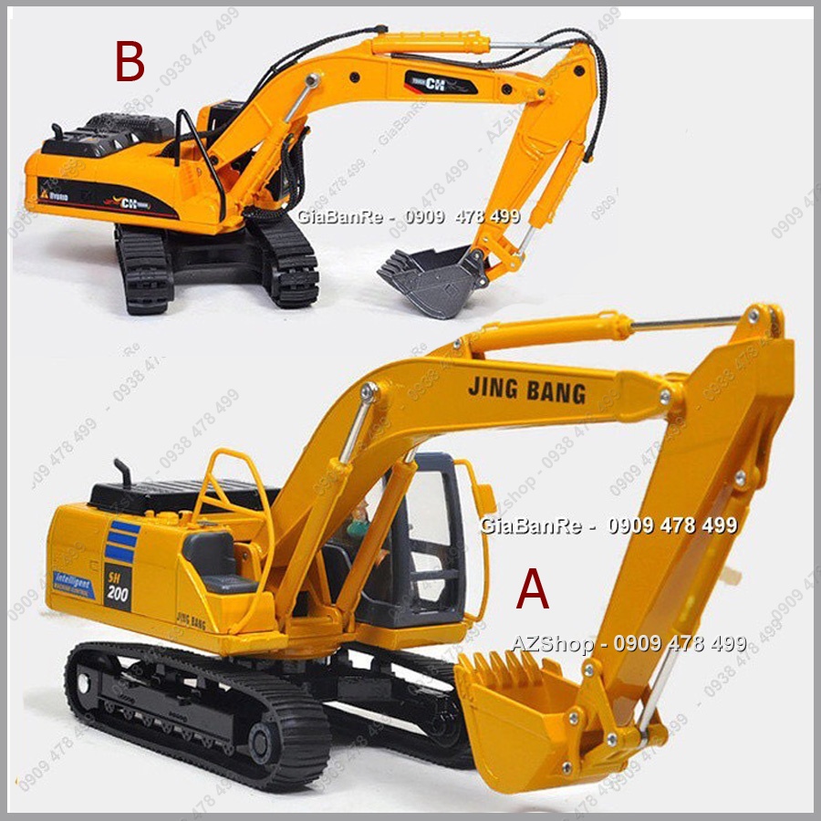 Mô Hình Xe Múc Đào Bánh Xích Tỉ Lệ 1:50 - 9969