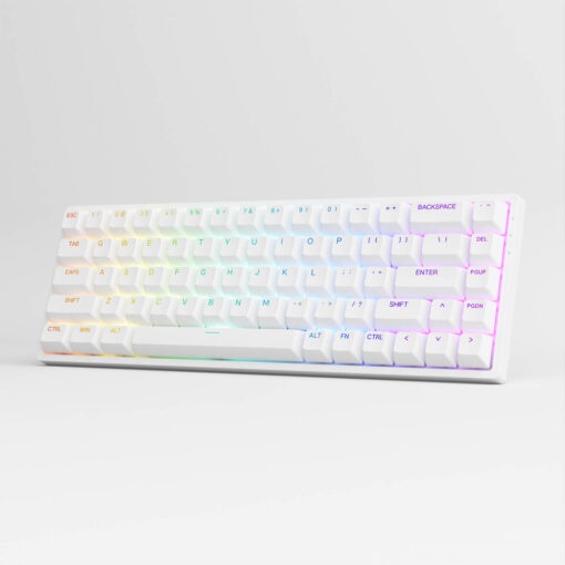 Bàn phím AKKO 3068 v2 RGB – White Foam tiêu âm / Hotswap / AKKO CS Jelly switch