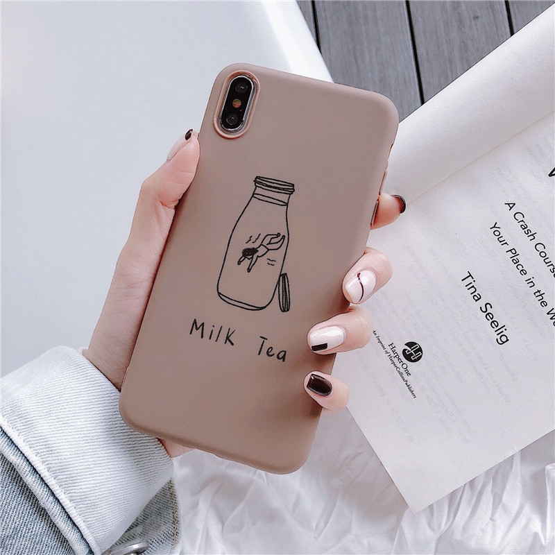 Ốp điện thoại họa tiết ly và bình nước cá tính dành cho iphone 6/6s/6s+/7/7+/8/8+/x/xs max/xr | BigBuy360 - bigbuy360.vn