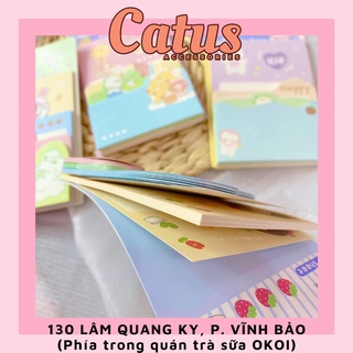 Set note hoạt hình nhiều kiểu