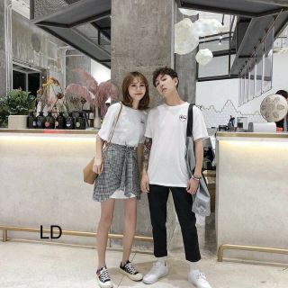 Áo đôi tim chữ ngực