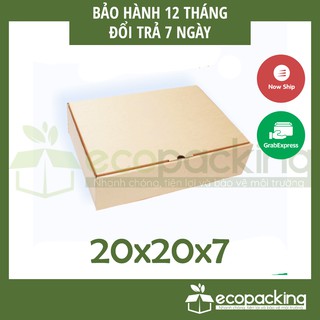 [XẢ KHO] Combo 50 hộp carton đựng quần áo size 20x20x7 cm