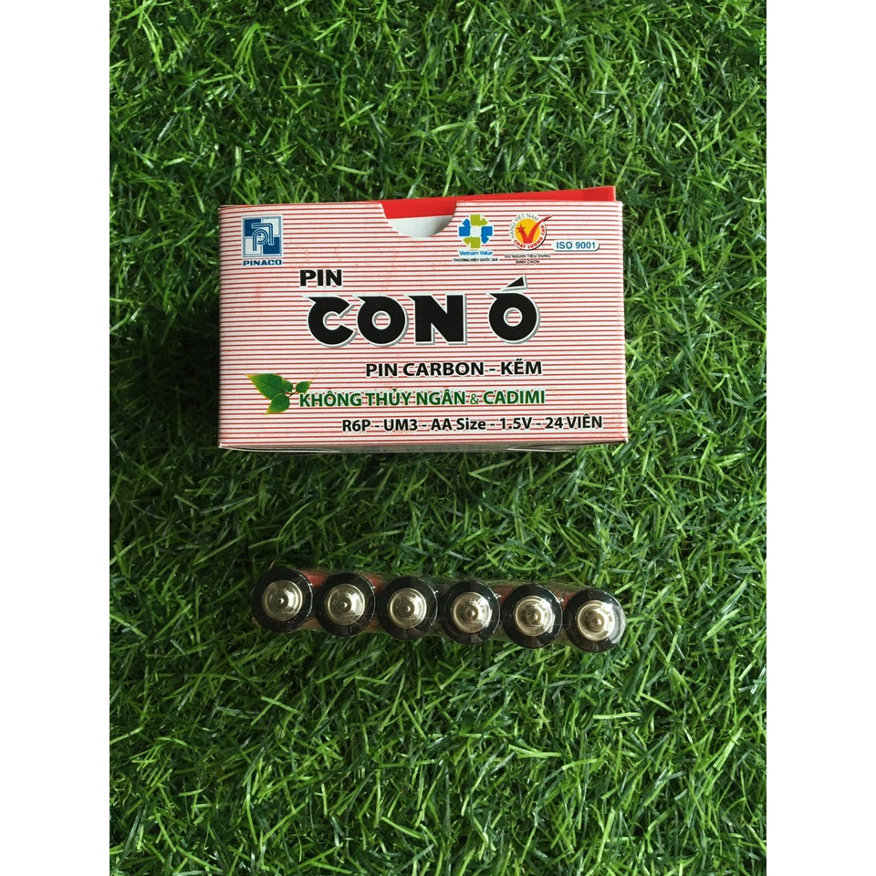 Pin tiểu AA (1 cặp 2 viên) pin con ó PINACO pin dung lượng cao [CHÍNH HÃNG]