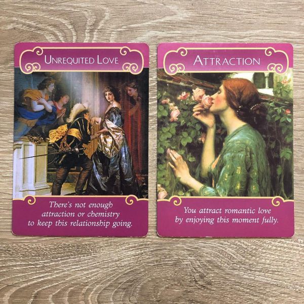 Bộ bài nói Oracle The Romance Angels - Tarot Cards cao cấp kèm hướng dẫn QR