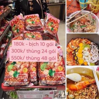 Set 10 gói mì chua cay thái lan