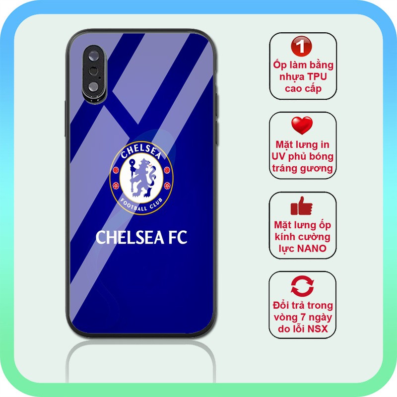 ⚡️Ốp điện thoại in logo Chelsea siêu đẹp ⚡️màu xanh đậm iphone 6s/6/7/8 plus/x/xr/xs max/11 pro max/12 promax SPORT0098