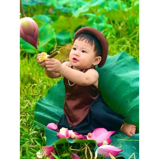 Mẫu tứ thân xinh xỉu cho bé cưng(set chưa có áo khoác ngoài)