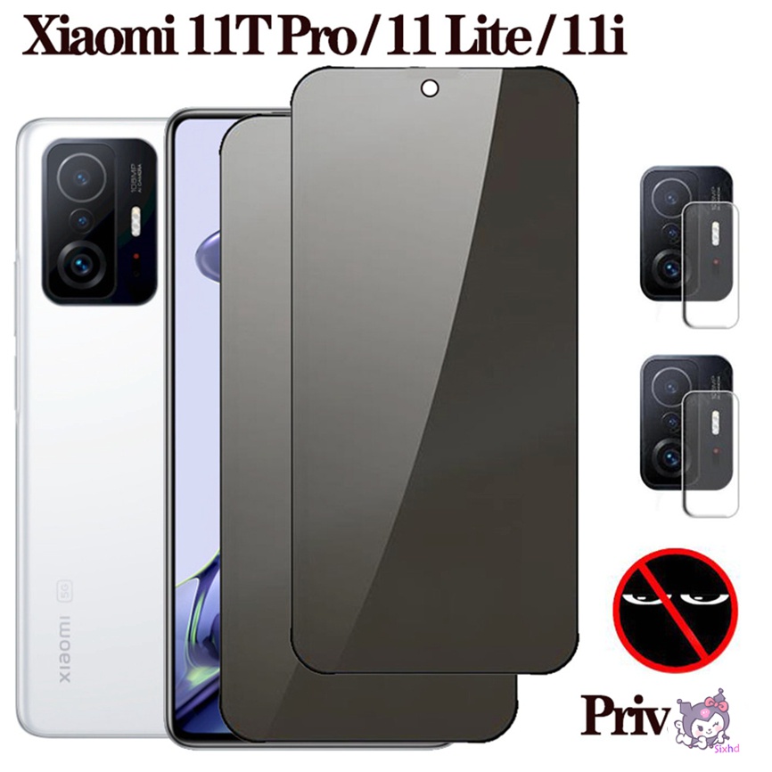 Kính cường lực chống nhìn trộm cho Redmi 10 9T 9 Redmi Note 11 10 9 9s 8 Pro Xiaomi Mi 11 Lite