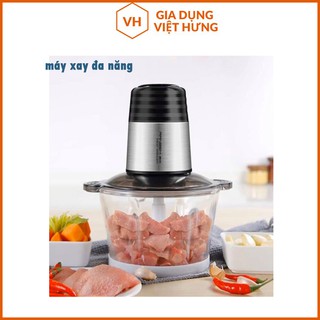 Máy xay thịt máy xay ranbem 2l cối thủy tinh hàng chính hãng bảo hành 12 tháng