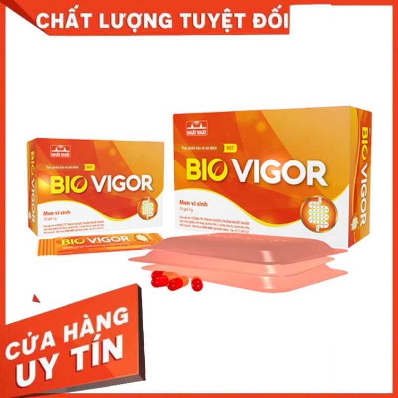 BIO VIGOR men vi sinh giúp bé tiêu hóa khỏe hấp thu tốt hộp 10 gói hoặc 30 viên