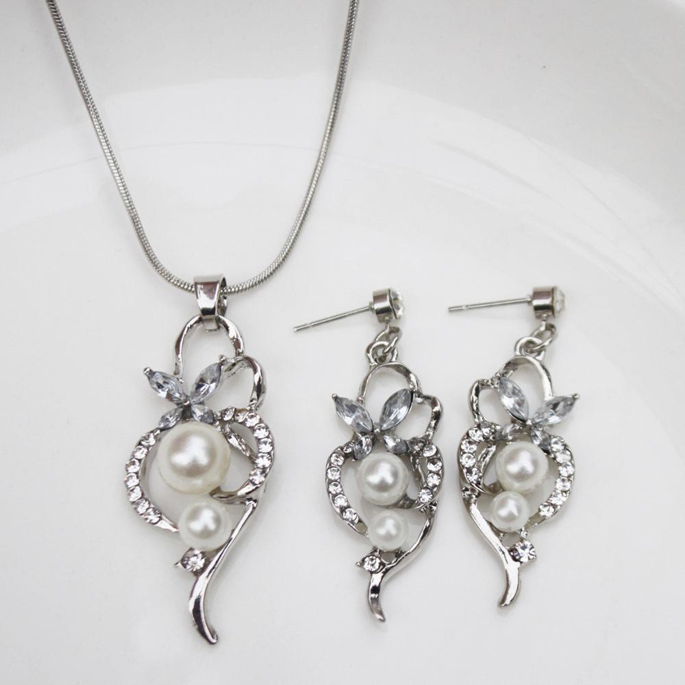 [Bộ khôngBán lẻ]Bộ Vòng cổ/Khuyên tai, hat châu Trang sức Set dễ thương, hangBán chayBSTDC - [ToToShop] ​