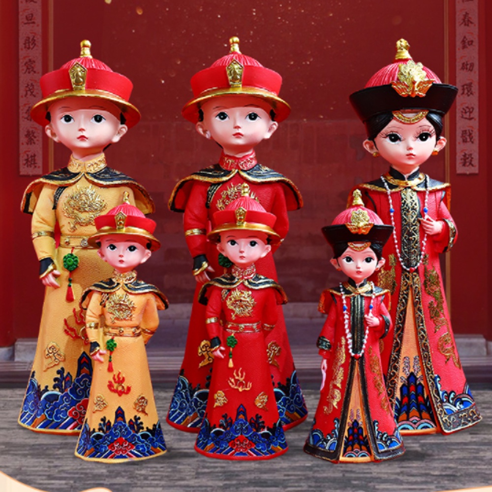 Tượng Hoàng Thượng - Hoàng Hậu size đại 23cm phiên bản giới hạn