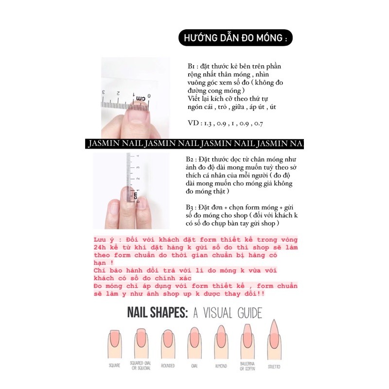 [Mã NHUQAD giảm 10% đơn 100k] Nailbox móng úp thiết kế sẵn có làm theo yêu cầu