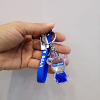 MÓC KHÓA GẤU NƯỚC CUTE CÓ DÂY