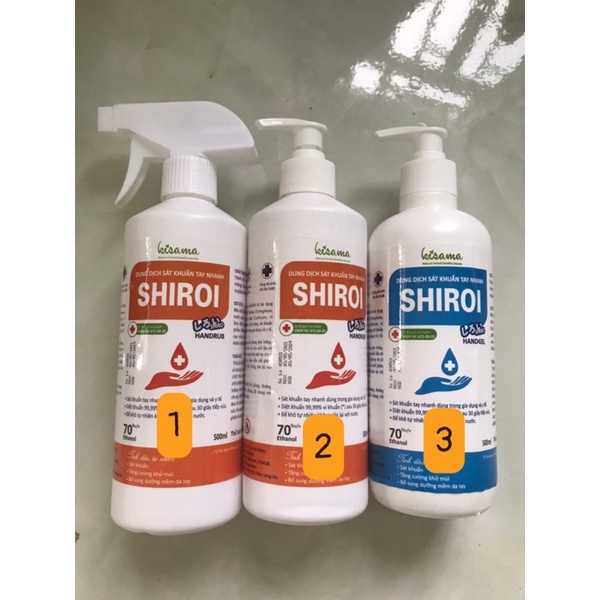 dung dịch sát khuẩn SHIROI 500ml