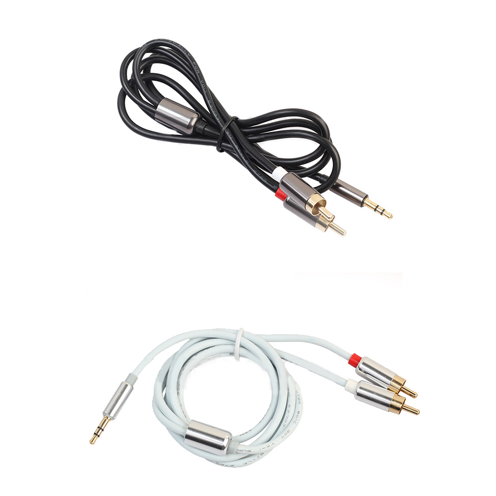Cáp Chuyển Đổi Âm Thanh Aux Từ 1m 2rca Sang 3.5mm Mạ Vàng | BigBuy360 - bigbuy360.vn