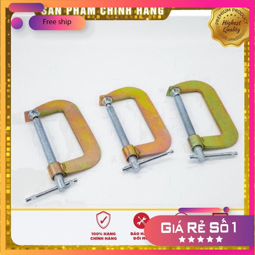 [GIÁ SẬP SÀN] Kẹp Chữ C , Cảo Chữ C 3in