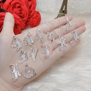 💥💥 Dây Mặt Chữ Cái Theo Tên Bạc Đẹp