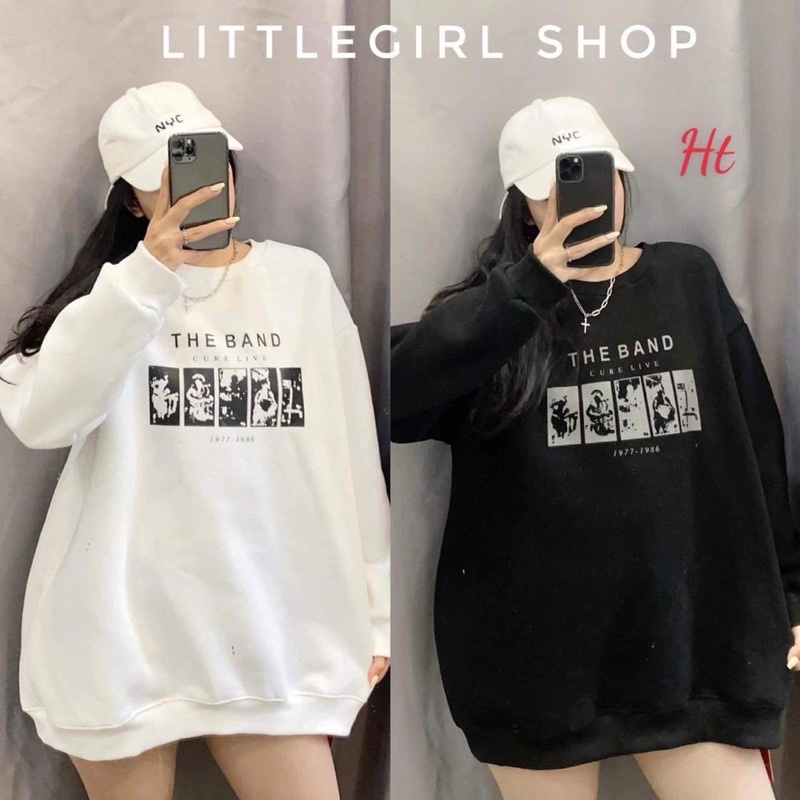 Áo nỉ cổ tròn The Band H2A