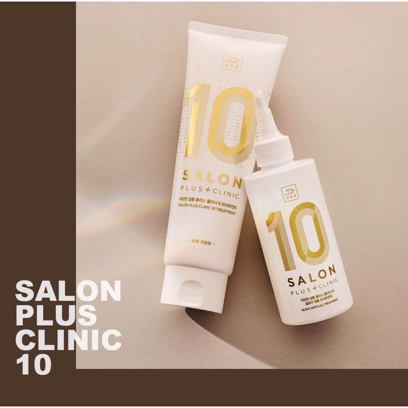 Dầu Gội Và Dầu Xả Cho Tóc Hư Tổn Mise En Scene Salon Plus Clinic 10 Shampoo 500ml