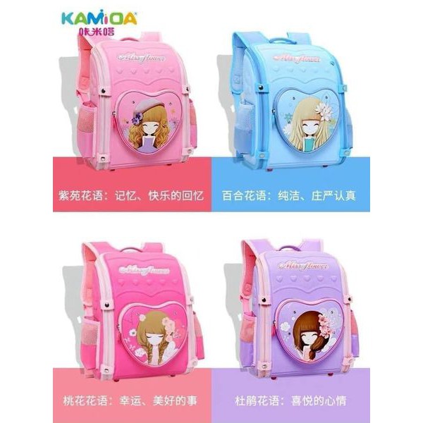 Ba lô công chúa chống gù cho trẻ cấp 1