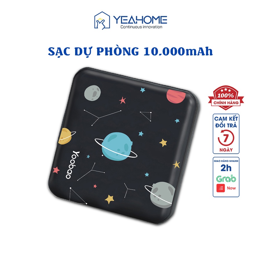 Sạc dự phòng 20000mAh Yoobao, Hỗ trợ sạc nhanh 18W, 3 INPUT &amp; 3 OUTPUT màn hình hiển thị pin cao cấp - Hàng chính hãng