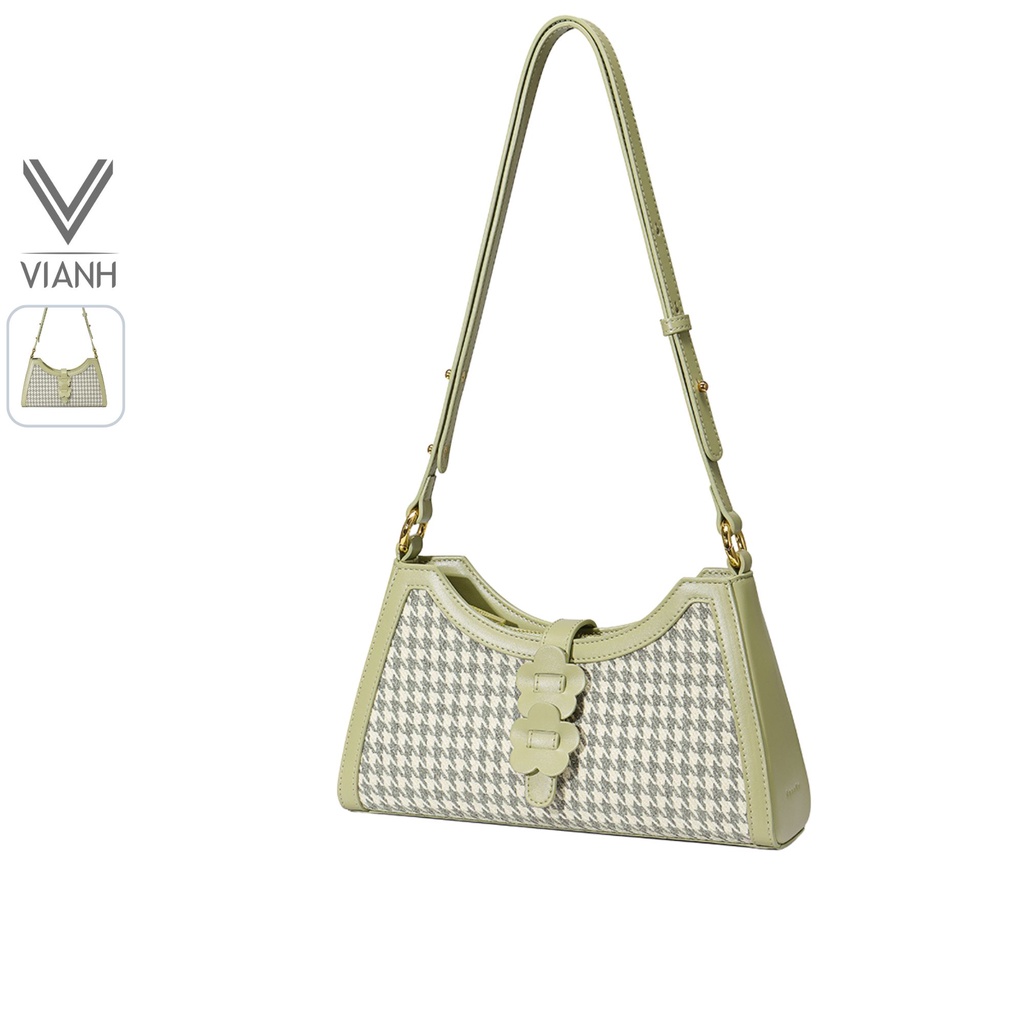 Túi xách nữ thời trang Nucelle sang trọng phối charm hoa ViAnh Store 1172036