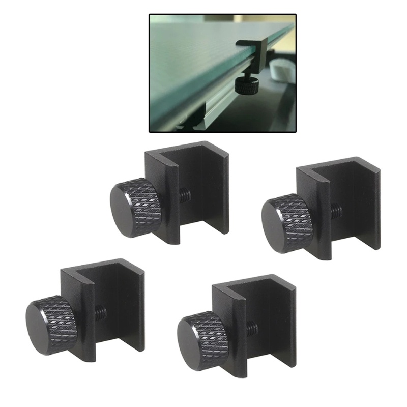 Bộ 4 Kẹp Điều Chỉnh Được Bằng Hợp Kim Nhôm Cho Máy In 3D