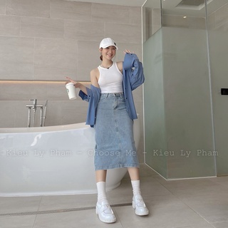 Áo Ba Lỗ Croptop Thun Gân Basic Năng Động CHOOSE ME