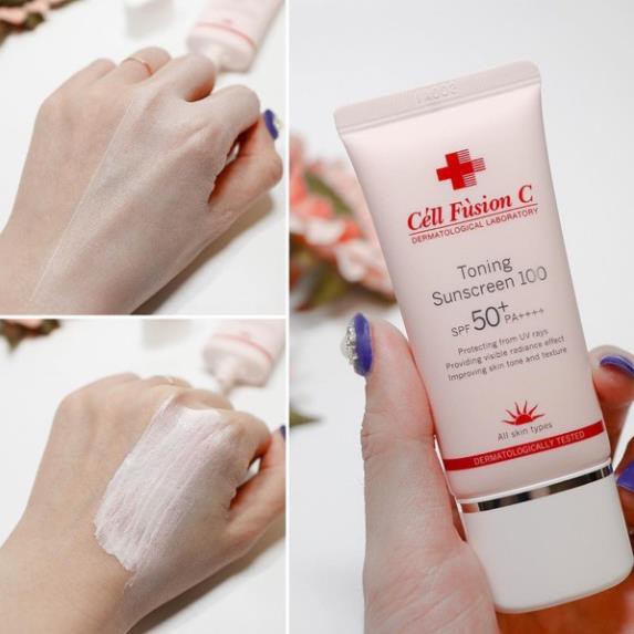 Kem Chống Nắng Vật Lý Cell Fusion C  - Toning Sunscreen - Laser Sunscreen - Clear Sunscreen 10ml - 30ml - 50ml