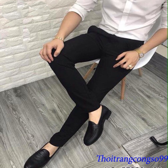 [ Quần sịn ] Quần vải nam ôm dáng ống côn loại đẹp | BigBuy360 - bigbuy360.vn