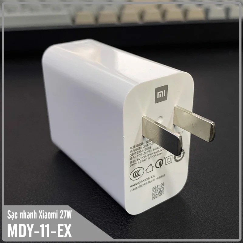 Củ sạc nhanh QC 4.0 theo máy Xiaomi Redmi K30 Pro MDY-11-EX (27W)