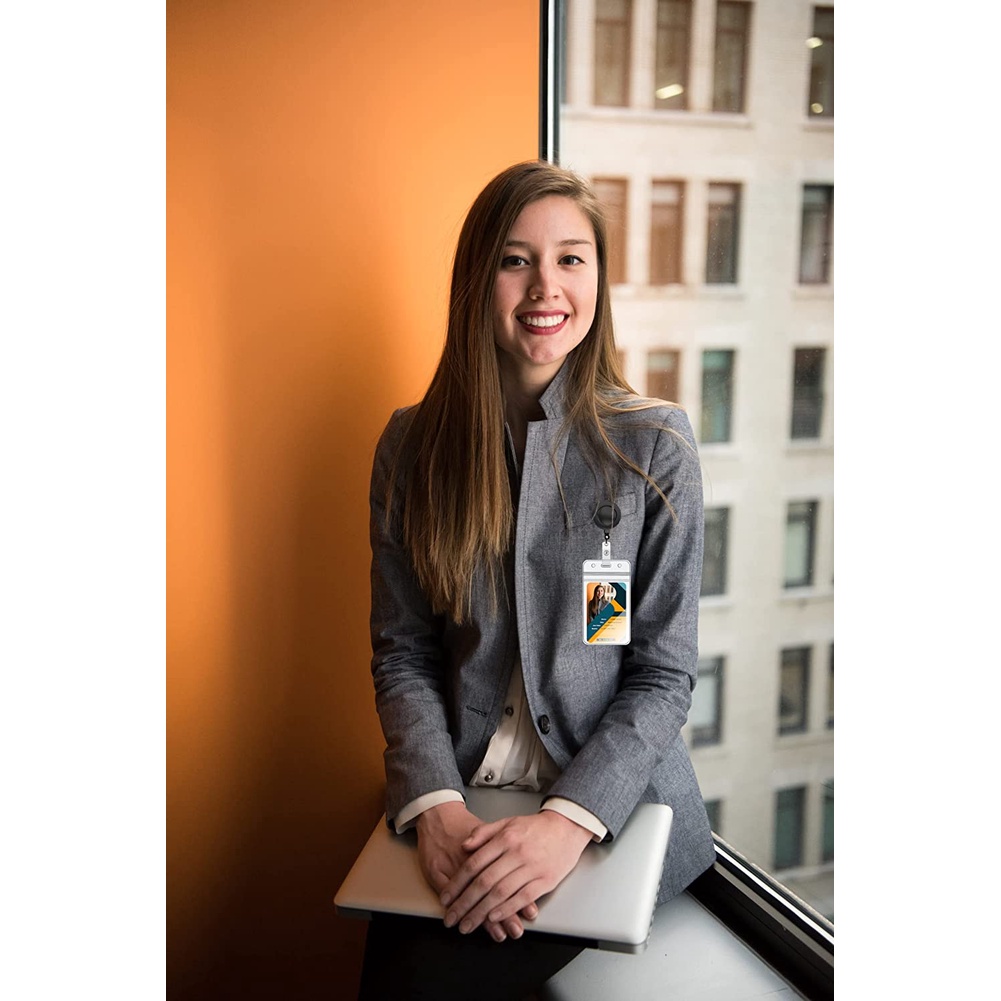 1 Cái Kẹp Cá Sấu Có Thể Thu Vào Cho Huy Hiệu ID