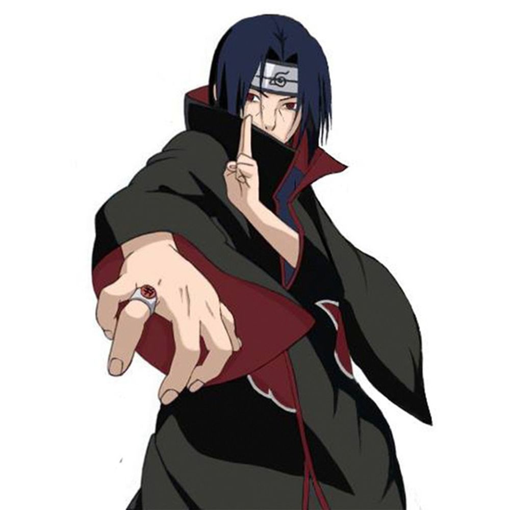 Nhẫn đeo tay dạ quang họa tiết anime Akatsuki phong cách thời trang cho nam và nữ