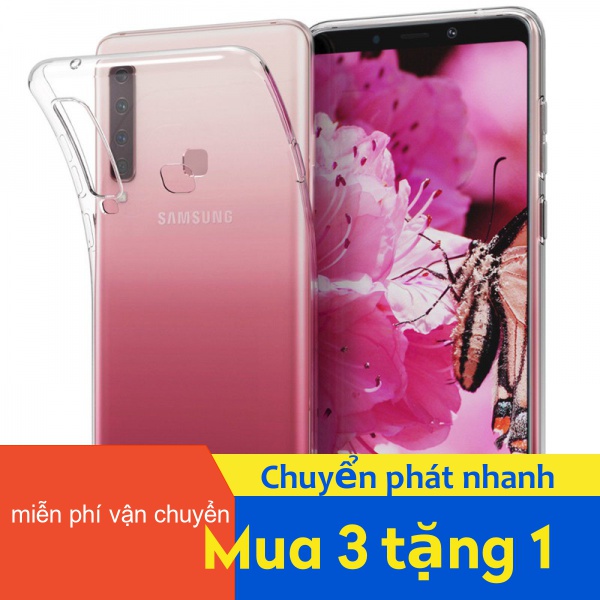 Ốp điện thoại từ TPU trong suốt cho Samsung Galaxy A02S A3 A5 A6 A7 A8 A9 Star Lite Pro Plus 2016 2017 2018