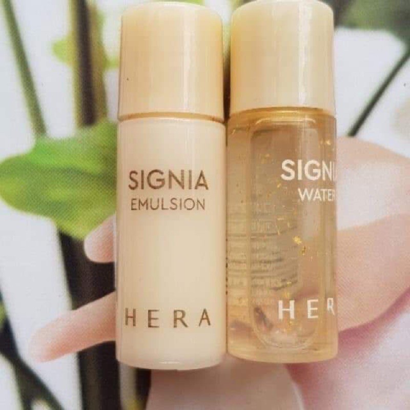 Cặp nước hoa hồng sữa dưỡng trẻ hoá da Hera Signia 5ml x2