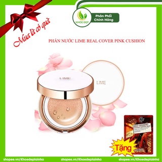 Phấn nước lime real cover pink cushion 15g - chính hãng